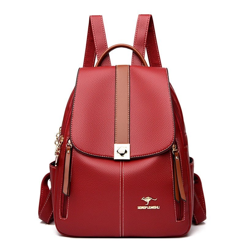 Mochila Feminina de Couro - Jolie