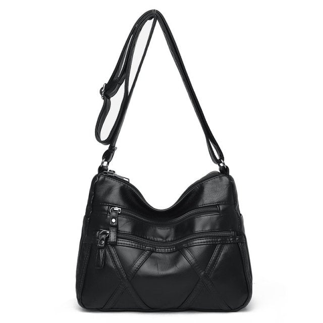Bolsa de Couro Transversal - Letícia