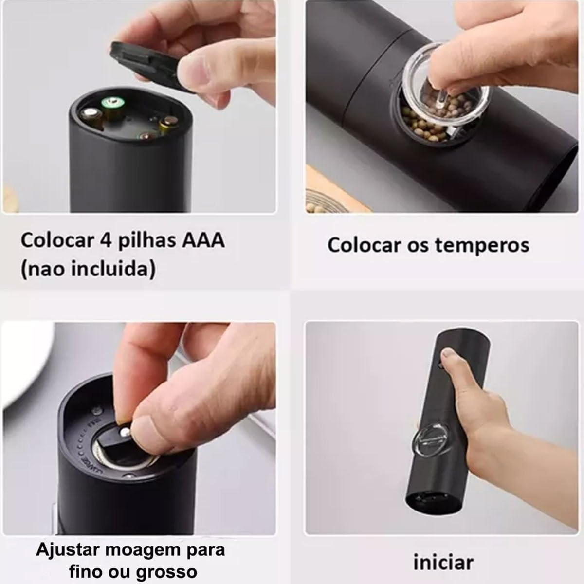 Moedor Eletrico de Temperos