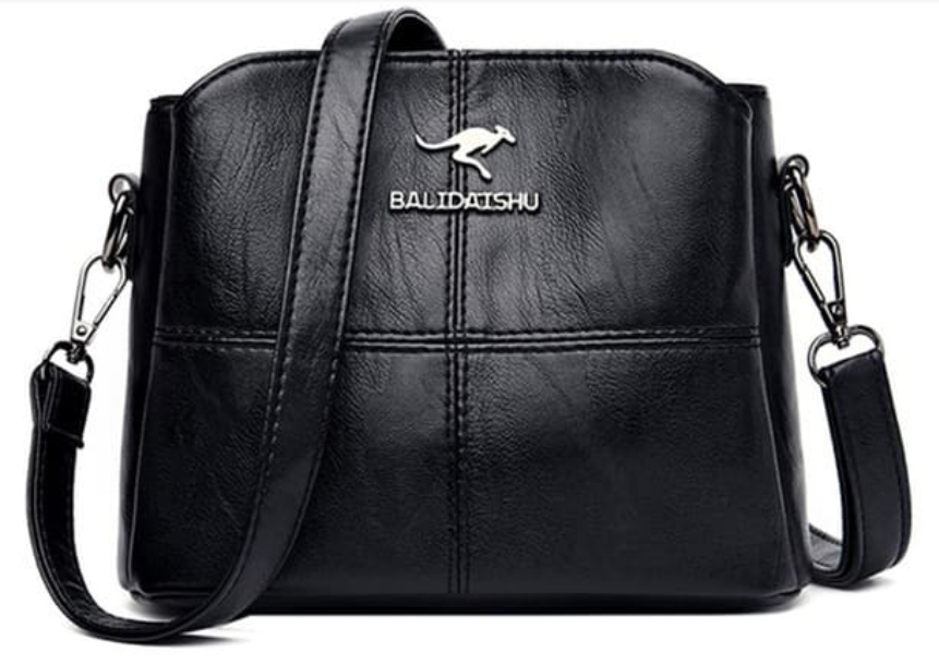 Bolsa de Couro de Alça Transversal -  Bali