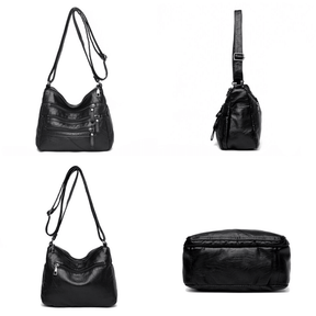 Bolsa de Couro Transversal - Letícia