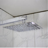 Ducha Quadrada Inox 304 Slim 20x20cm com Braço 36cm Cromada