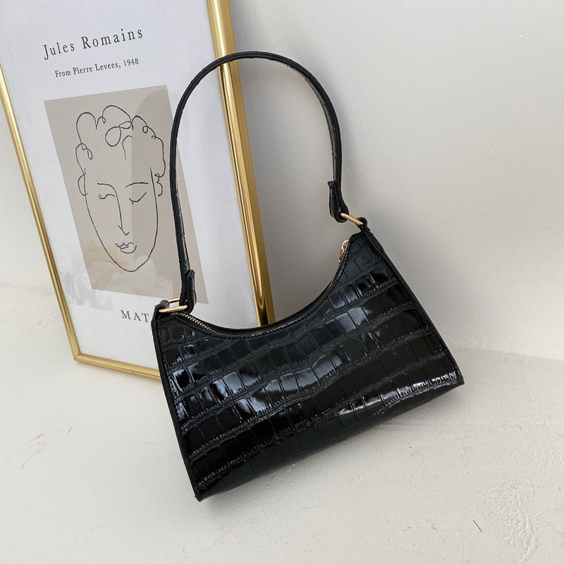 Bolsa de Ombro de Couro - Flower Luxury