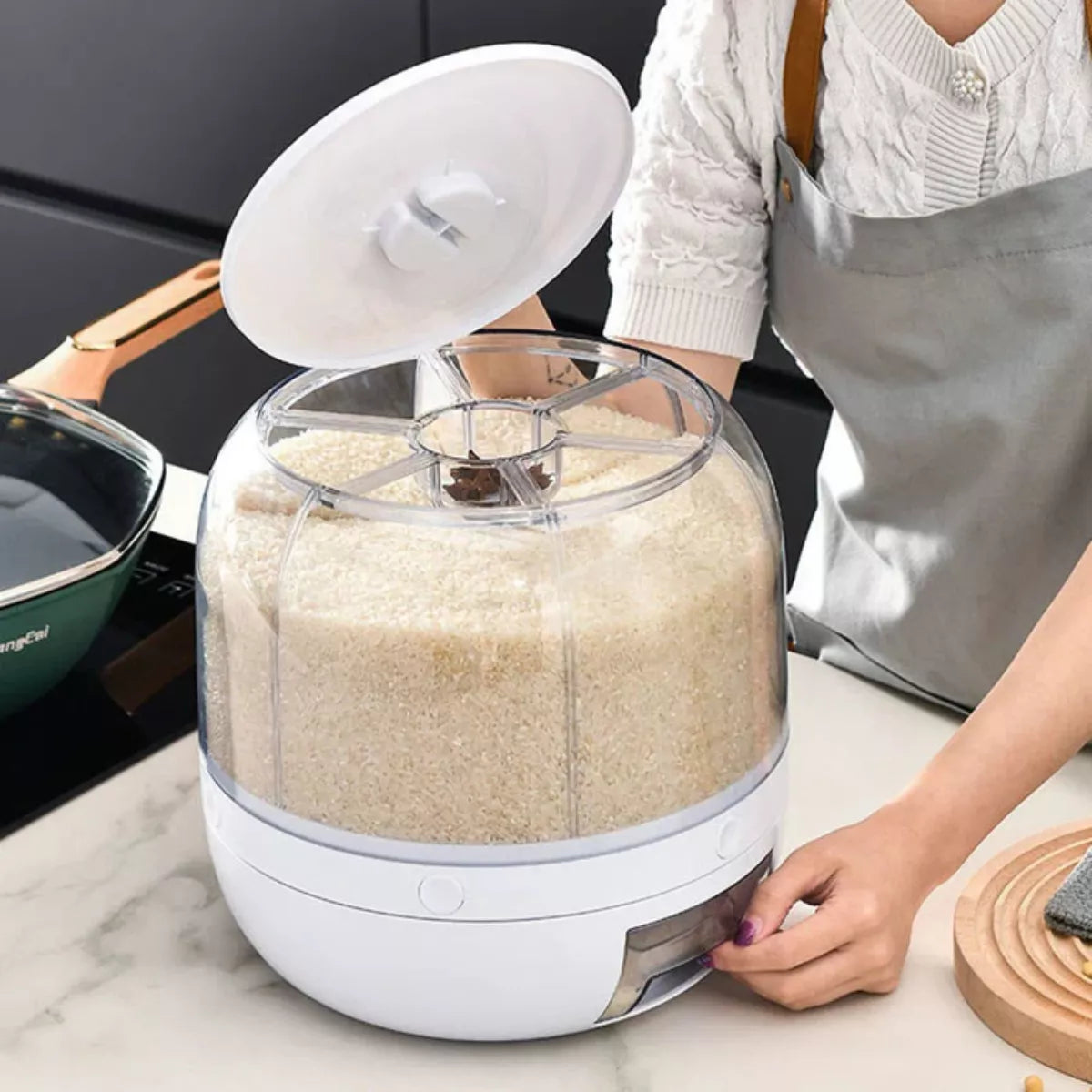 Dispenser de Alimentos Giratório